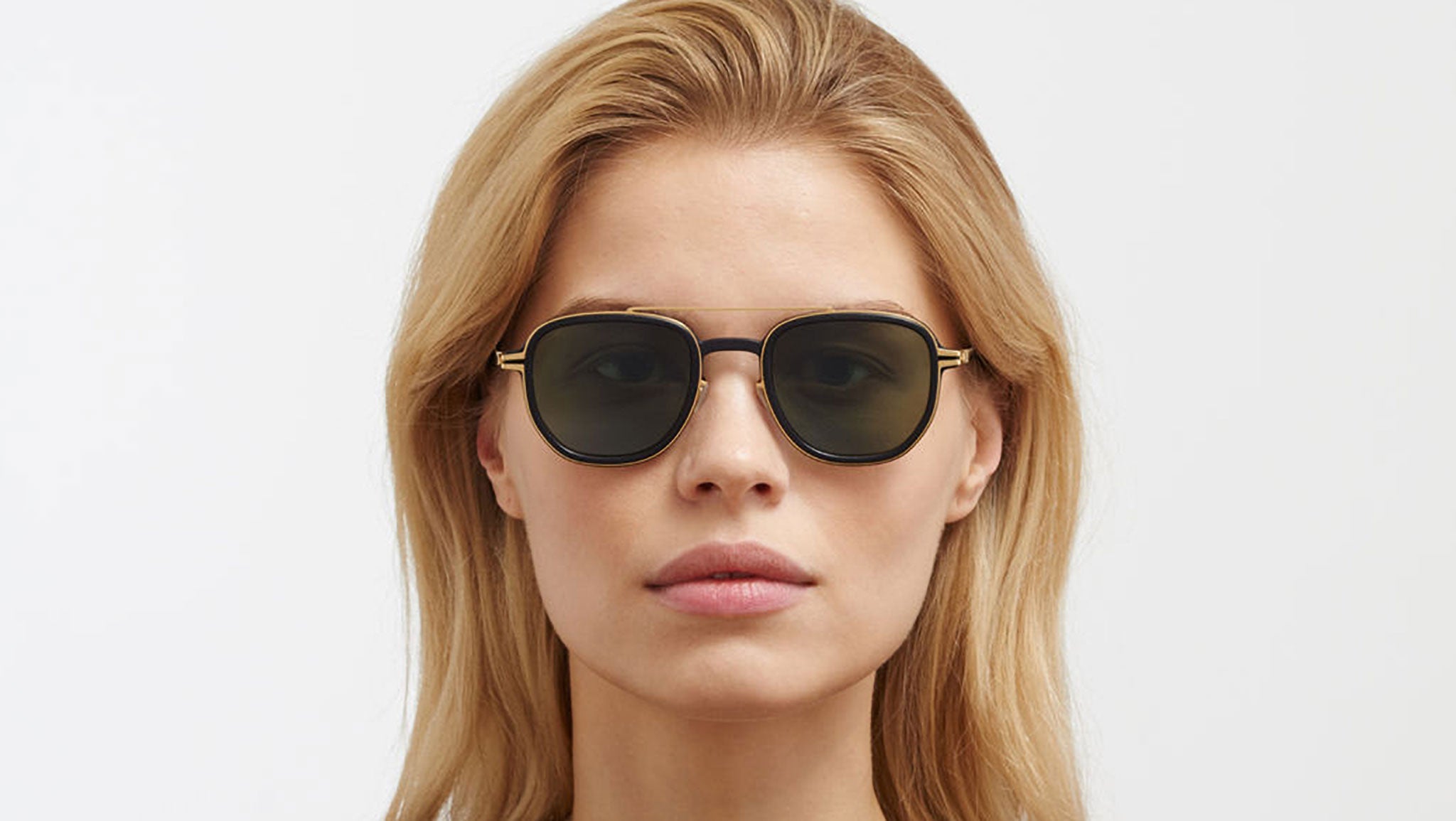 Occhiali MYKITA ALDER Pitch black glossy gold