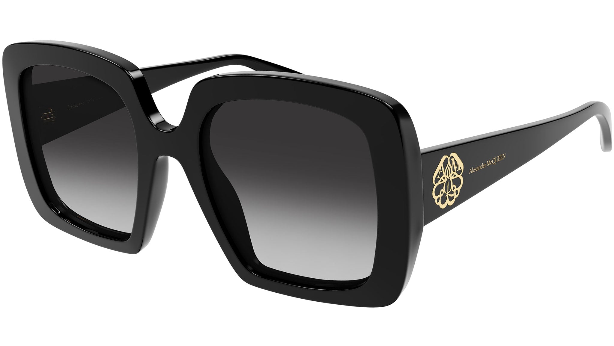 Occhiali da sole ALEXANDER MCQUEEN AM0378S Shiny black
