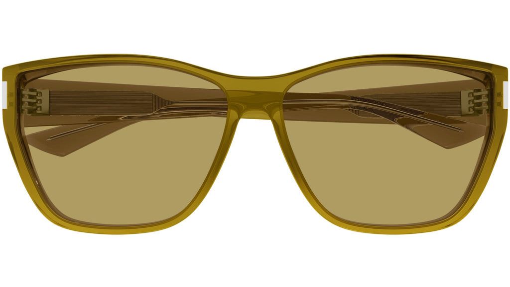 Occhiali da sole SAINT LAURENT SL758 Shiny transparent ocra