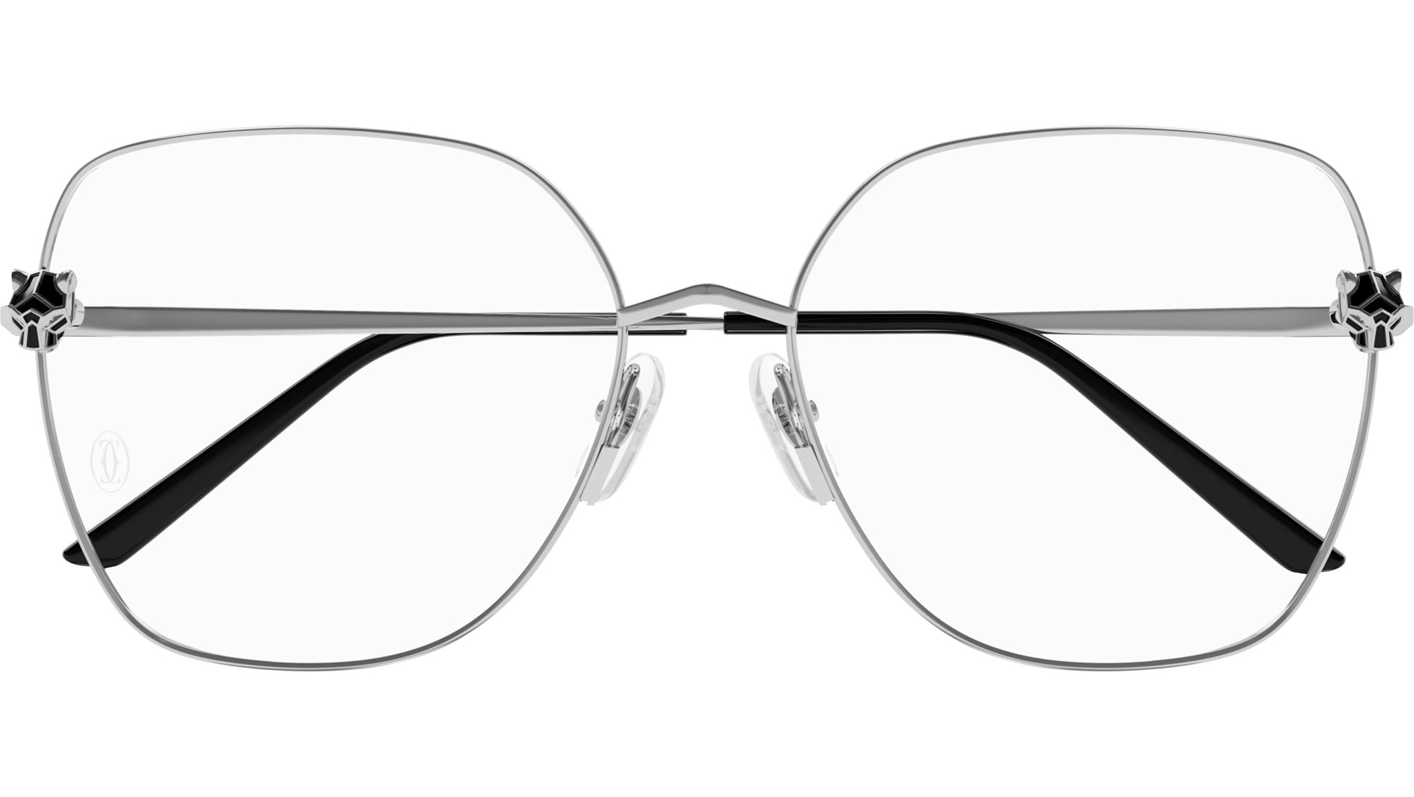Occhiali da vista CARTIER CT0417O Smooth platinum finish
