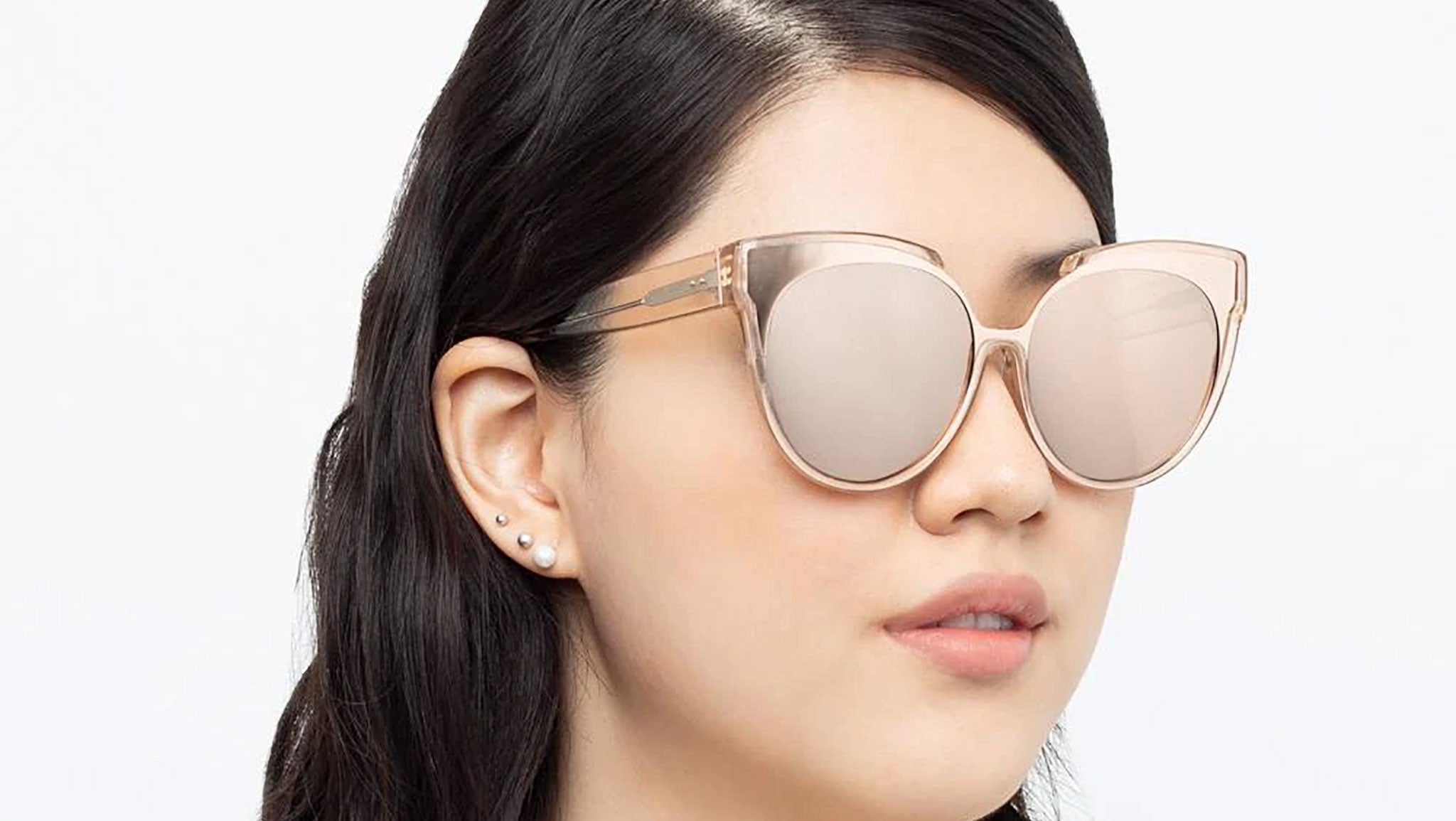 Occhiali LINDA FARROW Sami Rose gold
