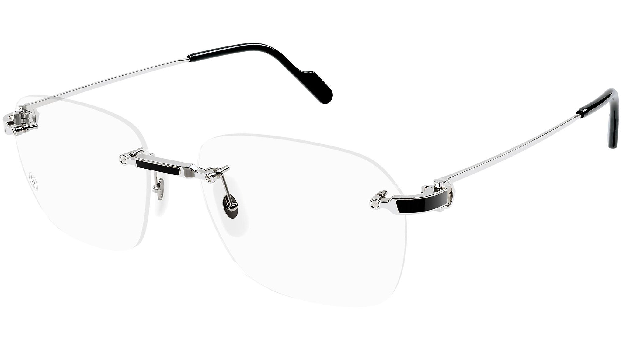 Occhiali da vista CARTIER CT0343O Smooth platinum finish