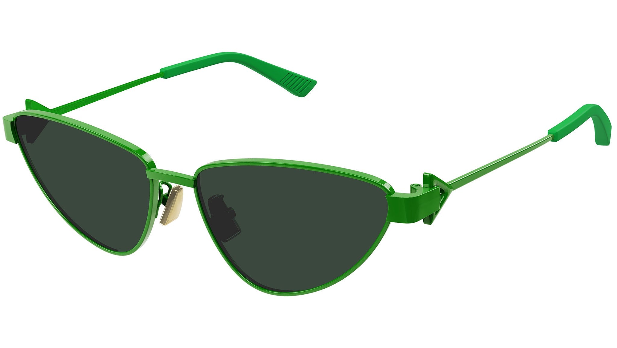 Occhiali da sole BOTTEGA VENETA BV1186S Shiny solid green