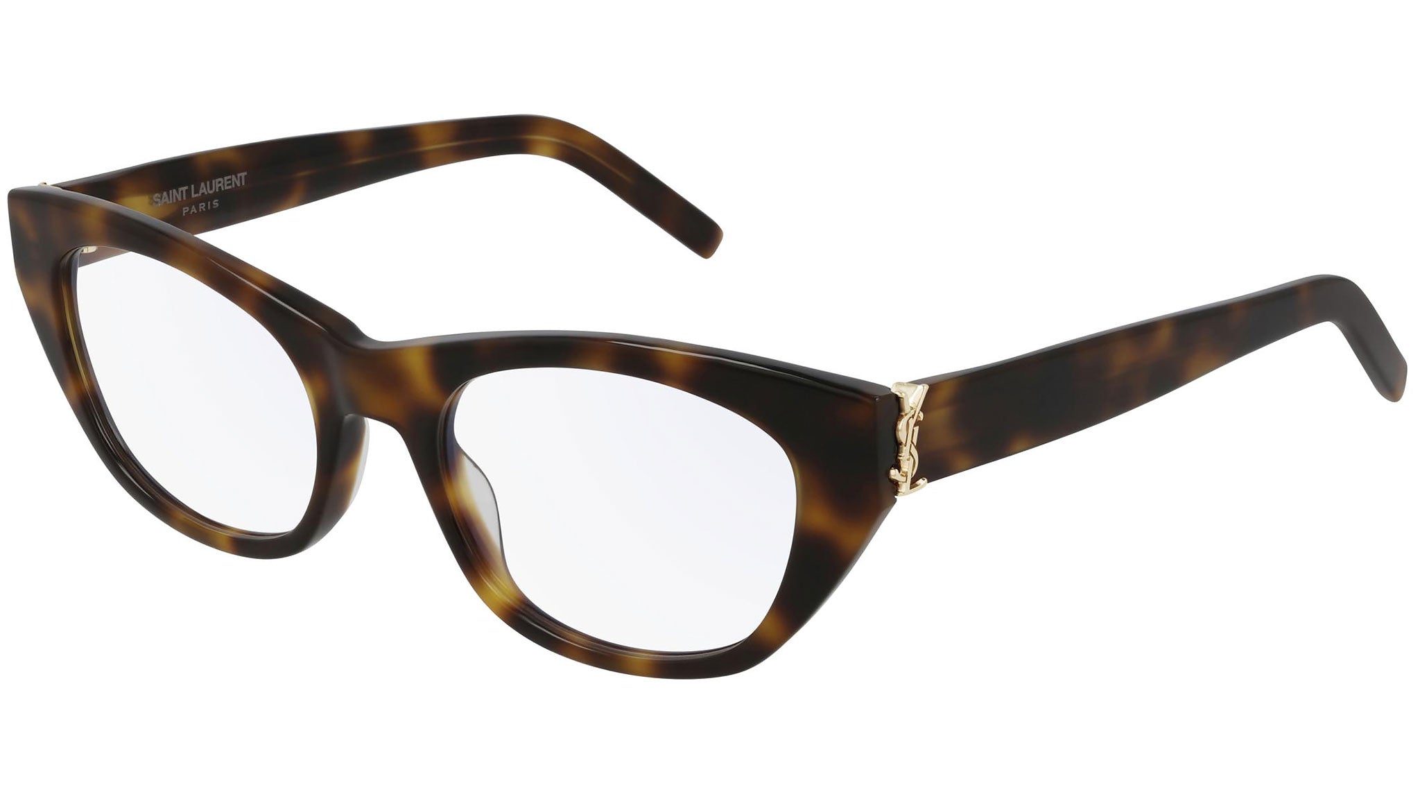 Occhiali da vista SAINT LAURENT SLM80 Shiny medium havana