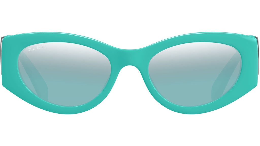Occhiali da sole GUCCI GG1691S Shiny solid turquoise