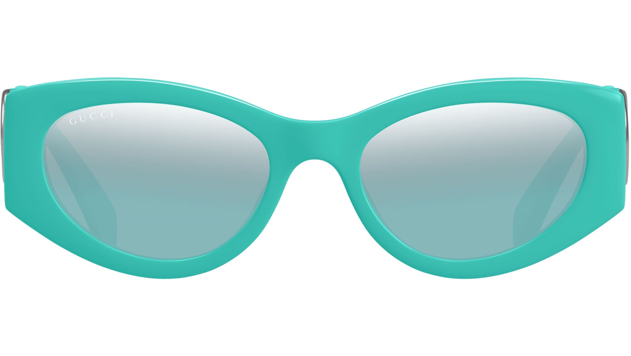 Occhiali da sole GUCCI GG1691S Shiny solid turquoise