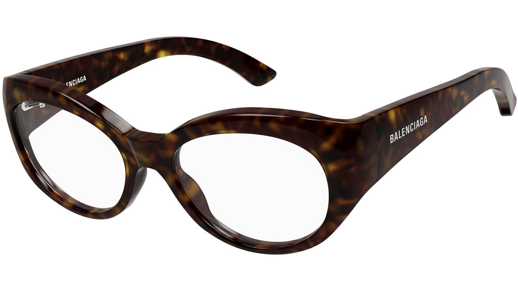 Occhiali da vista BALENCIAGA BB0268O Shiny dark havana