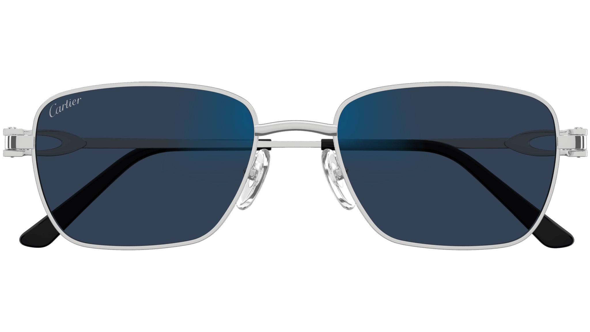 Occhiali da sole CARTIER CT0519S Smooth platinum finish