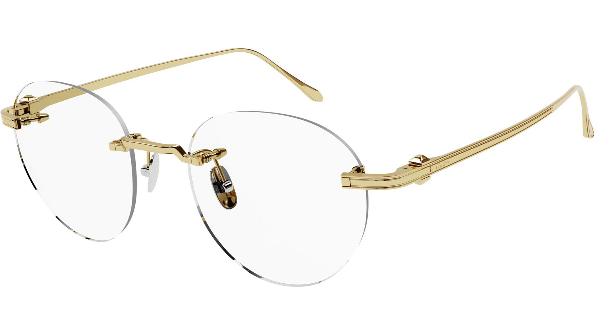 Occhiali da vista CARTIER CT0342O Smooth golden finish
