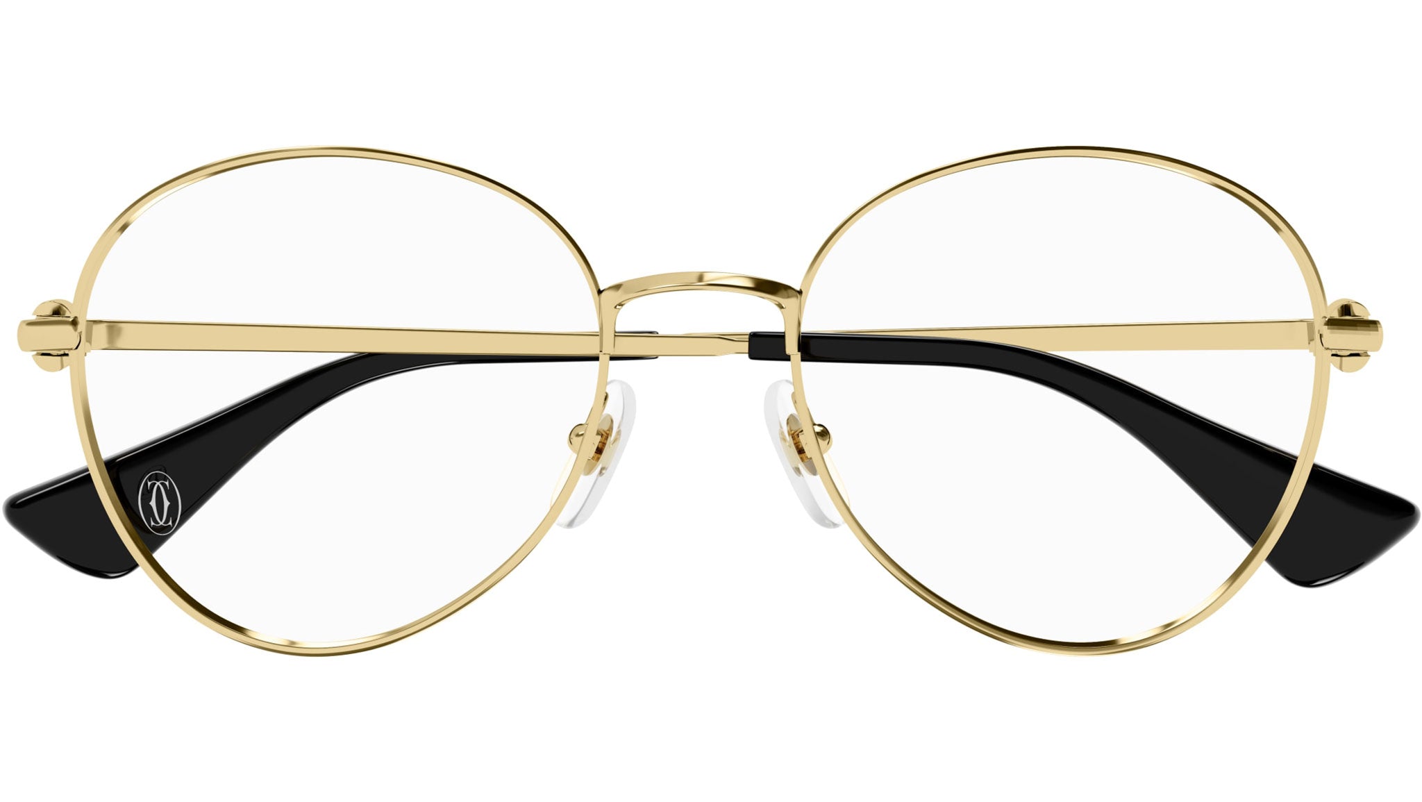 Occhiali da vista CARTIER CT0449O Smooth golden finish
