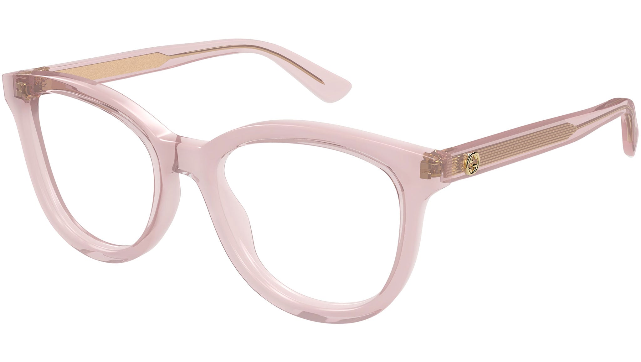 Occhiali da vista GUCCI GG1687O Shiny transparent antique pink