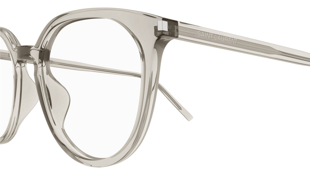 Occhiali da vista SAINT LAURENT SL681/F Shiny transparent beige