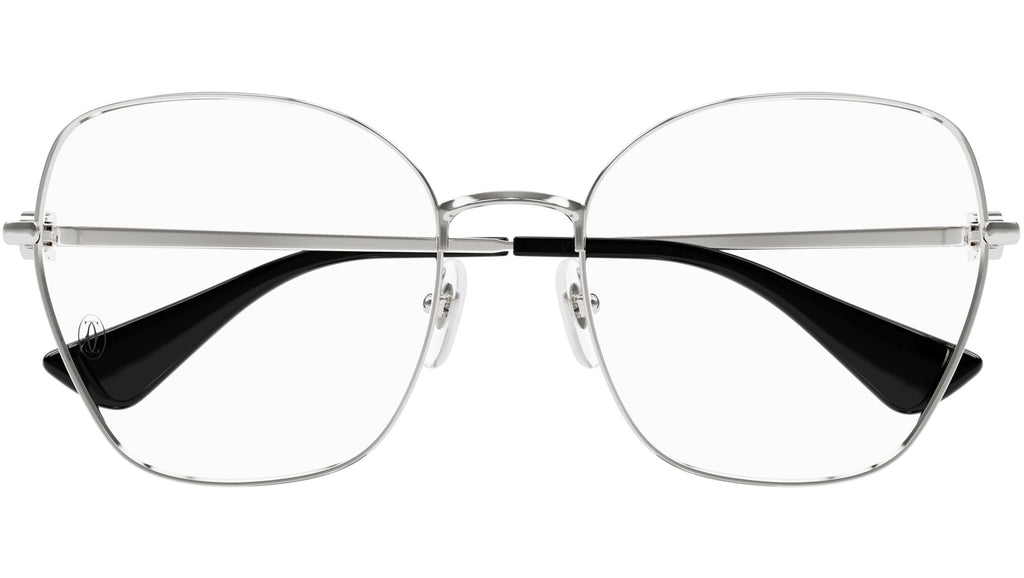 Occhiali da vista CARTIER CT0413O Smooth platinum finish