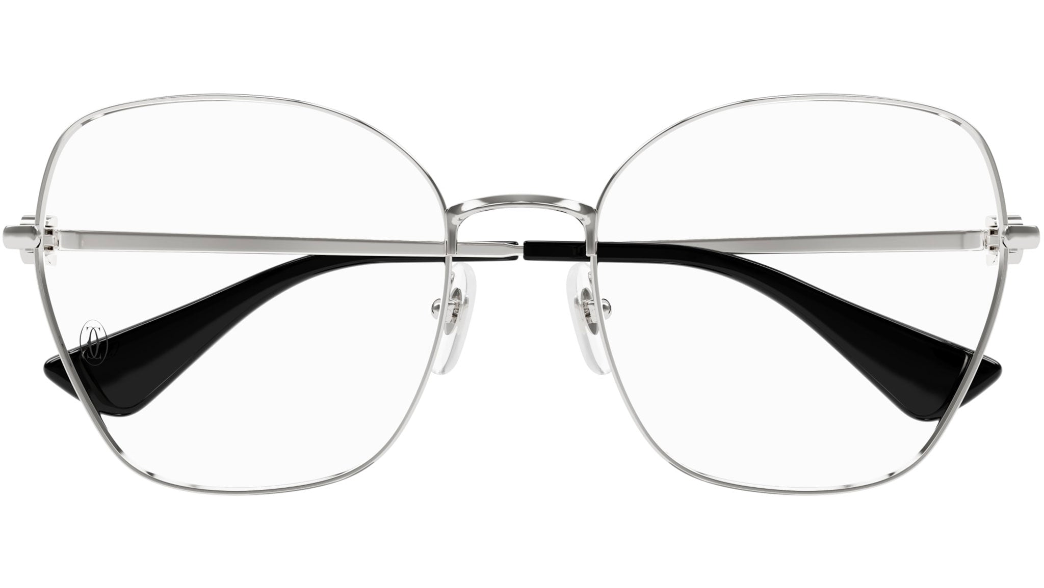 Occhiali da vista CARTIER CT0413O Smooth platinum finish