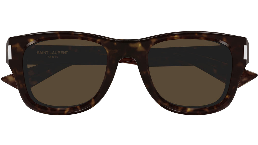Occhiali da sole SAINT LAURENT SL801 Shiny dark havana