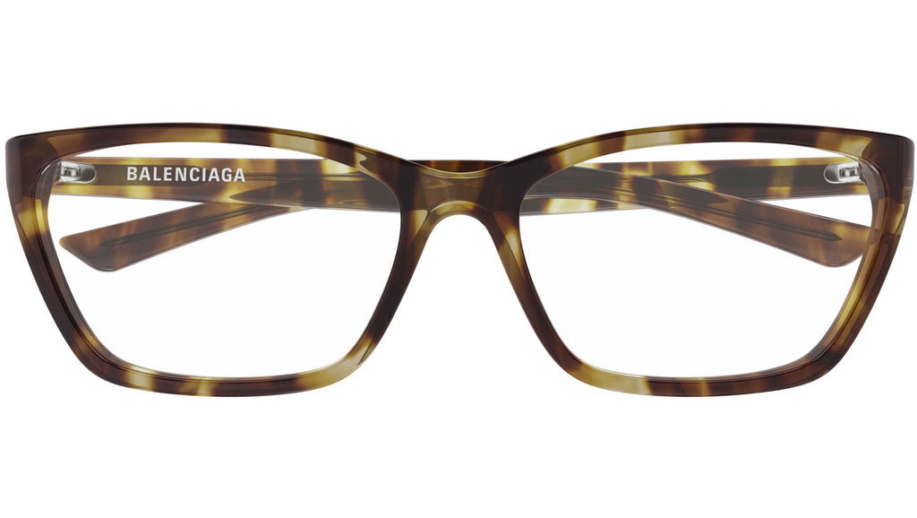 Occhiali da vista BALENCIAGA BB0406O Shiny greenish havana