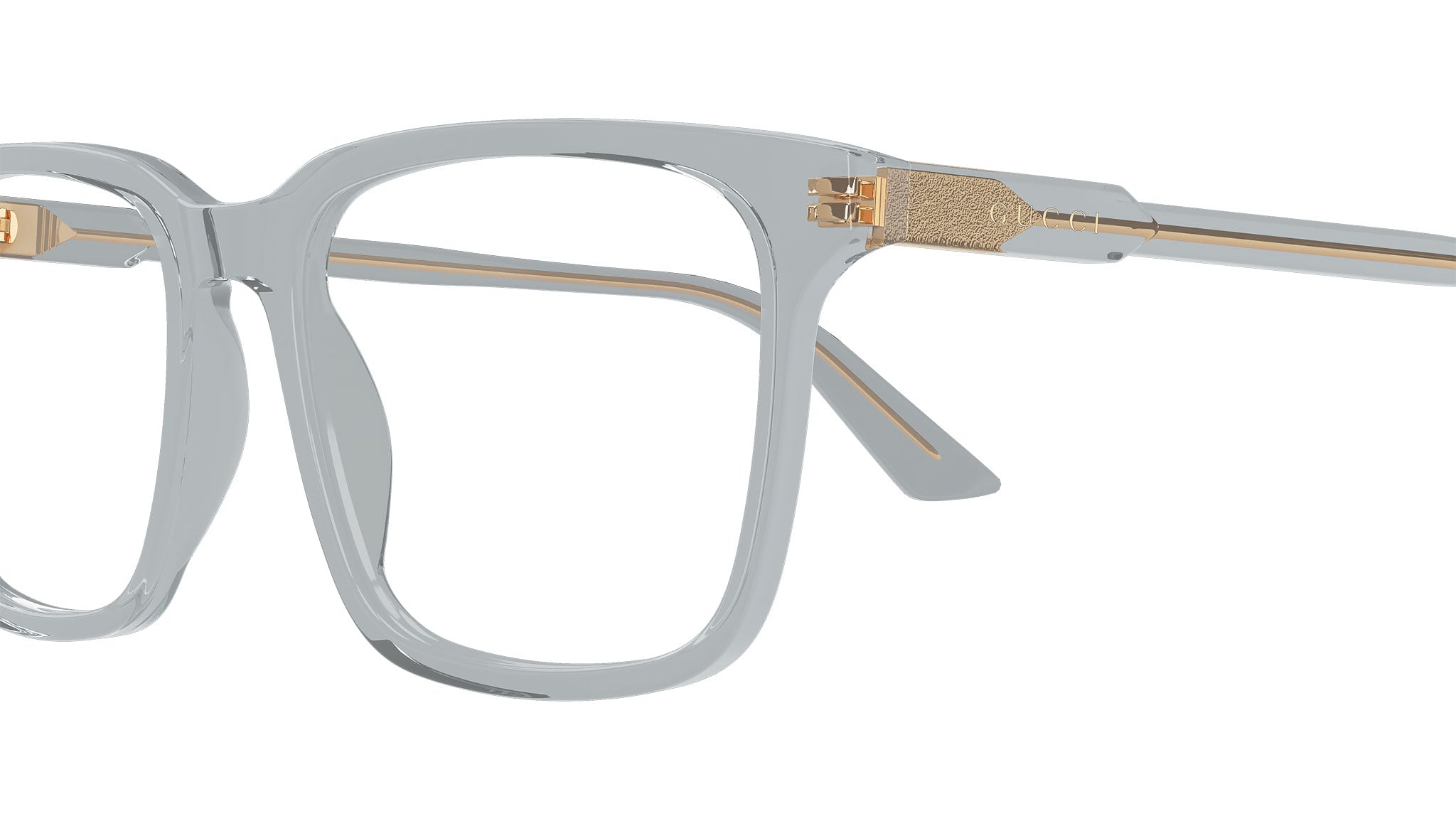 Occhiali da vista GUCCI GG1120O Shiny light milky light grey