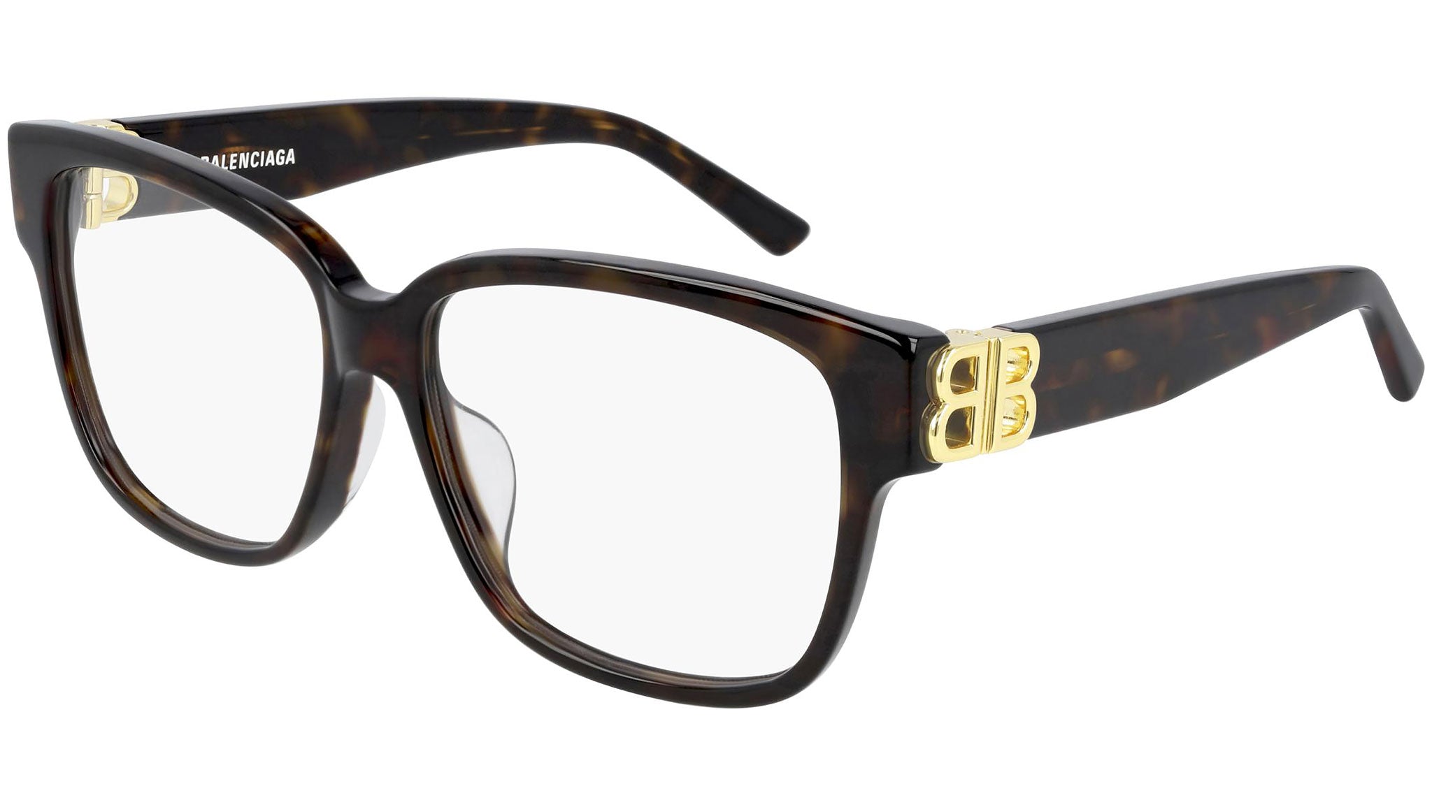 Occhiali da vista BALENCIAGA BB0104O Shiny dark havana