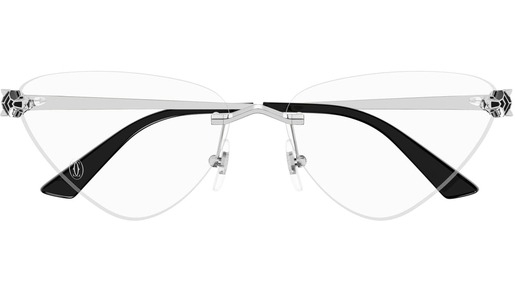 Occhiali da vista CARTIER CT0448O Smooth platinum finish