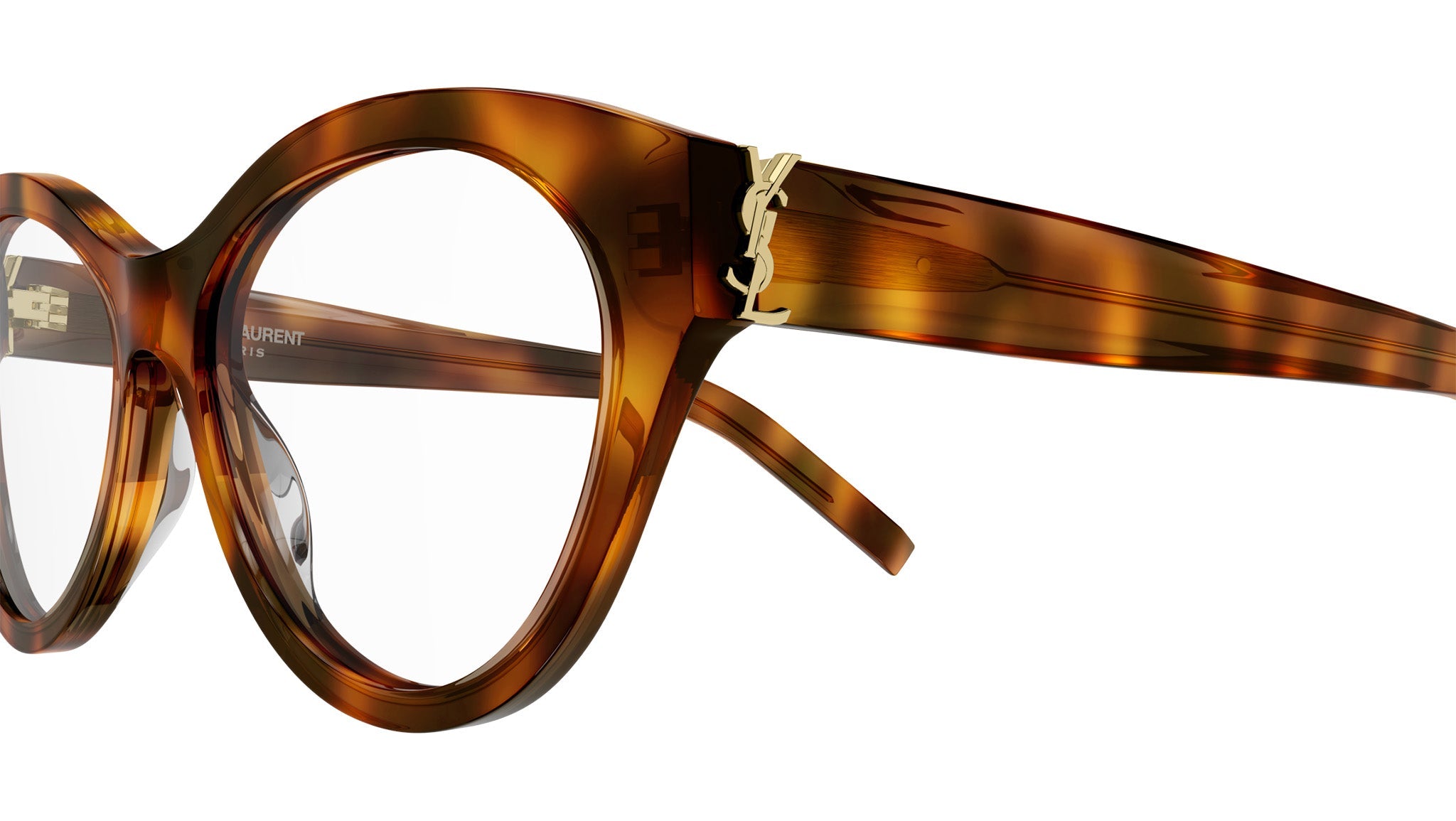 Occhiali da vista SAINT LAURENT SLM96 Shiny medium havana