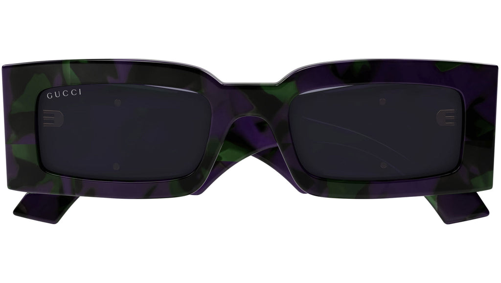 Occhiali da sole GUCCI GG1425S Shiny big spotted purple and green havana