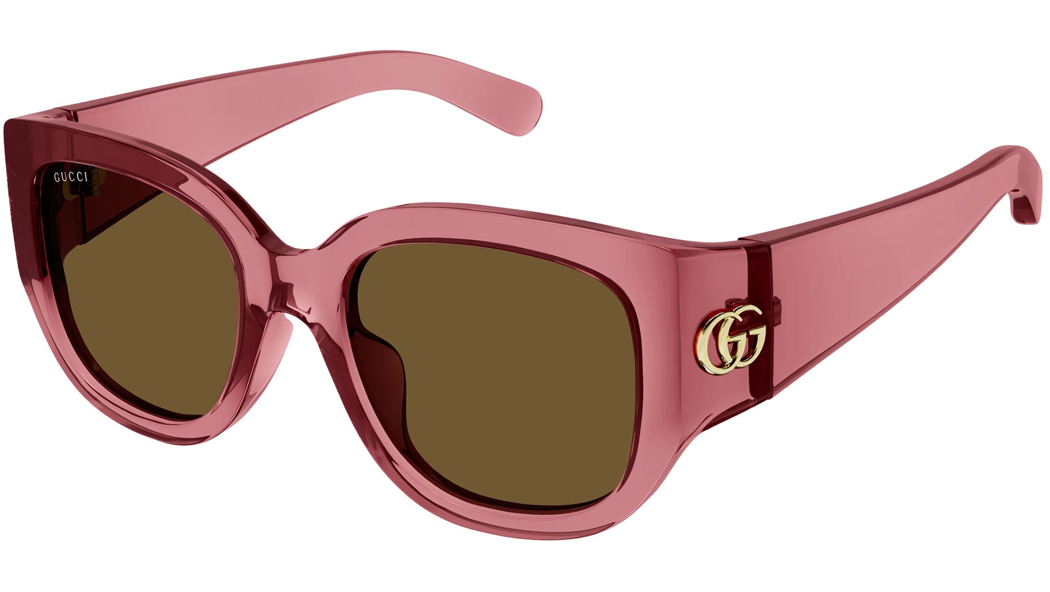 Occhiali da sole GUCCI GG1599SA Shiny transparent brick red