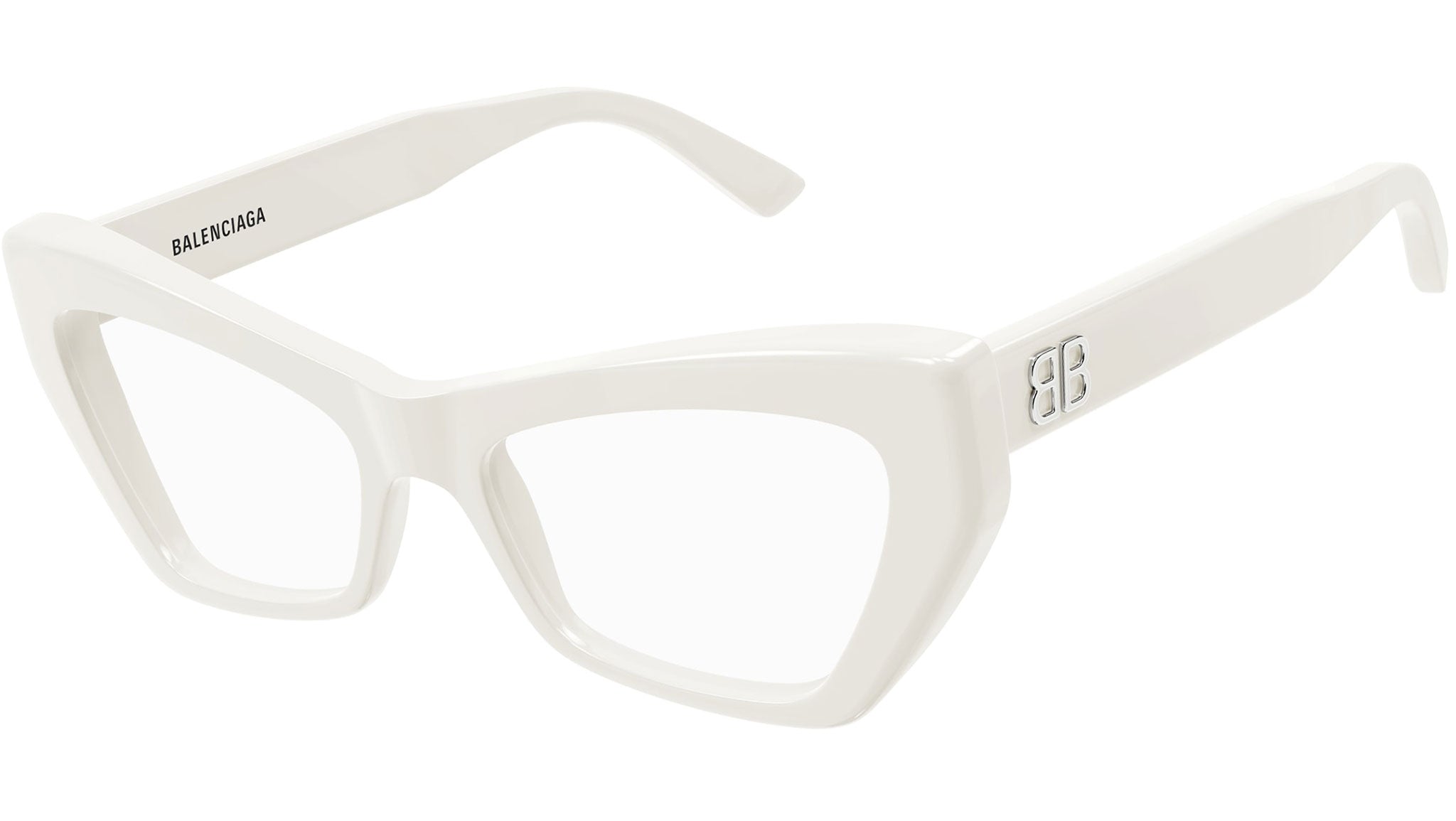 Occhiali da vista BALENCIAGA BB0296O Shiny solid ivory