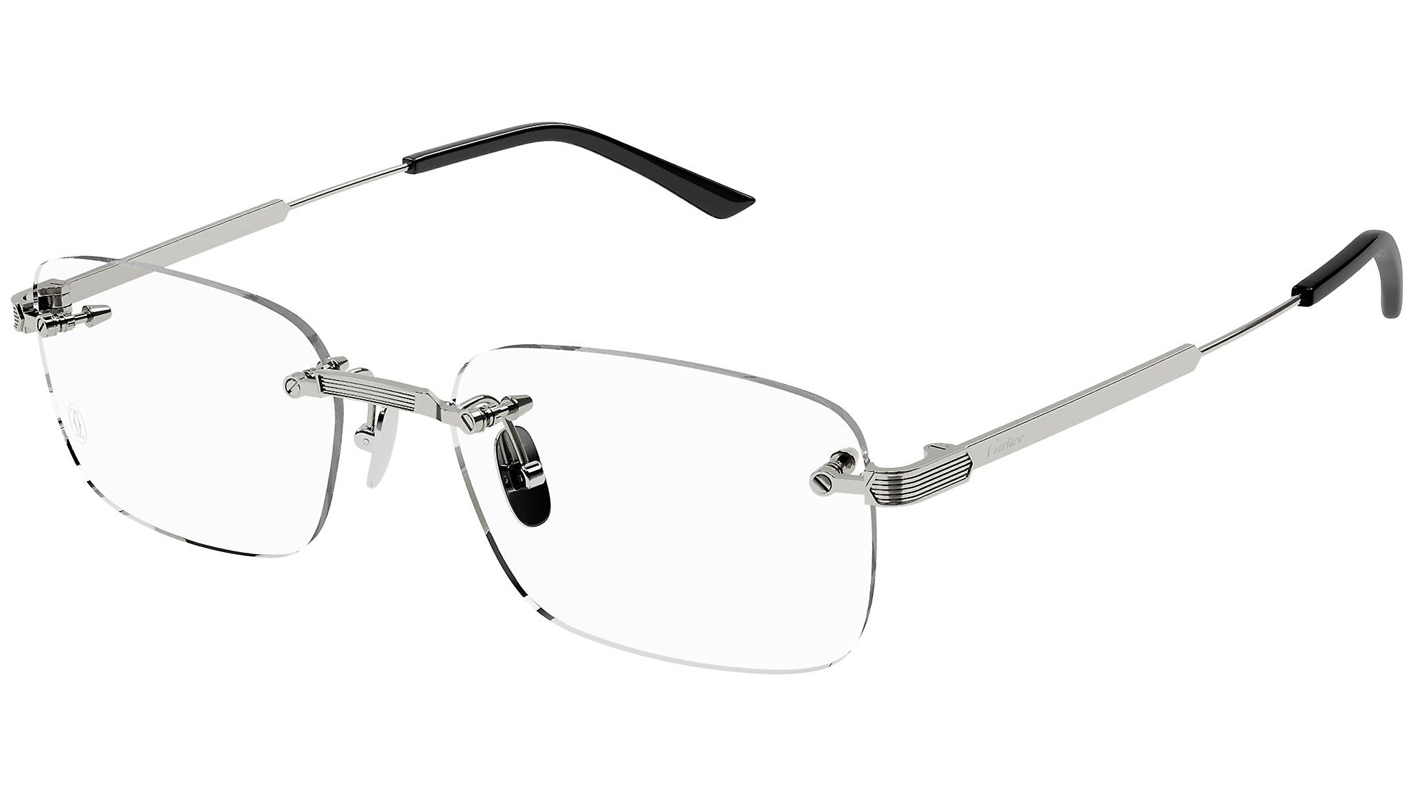 Occhiali da vista CARTIER CT0349O Smooth platinum finish