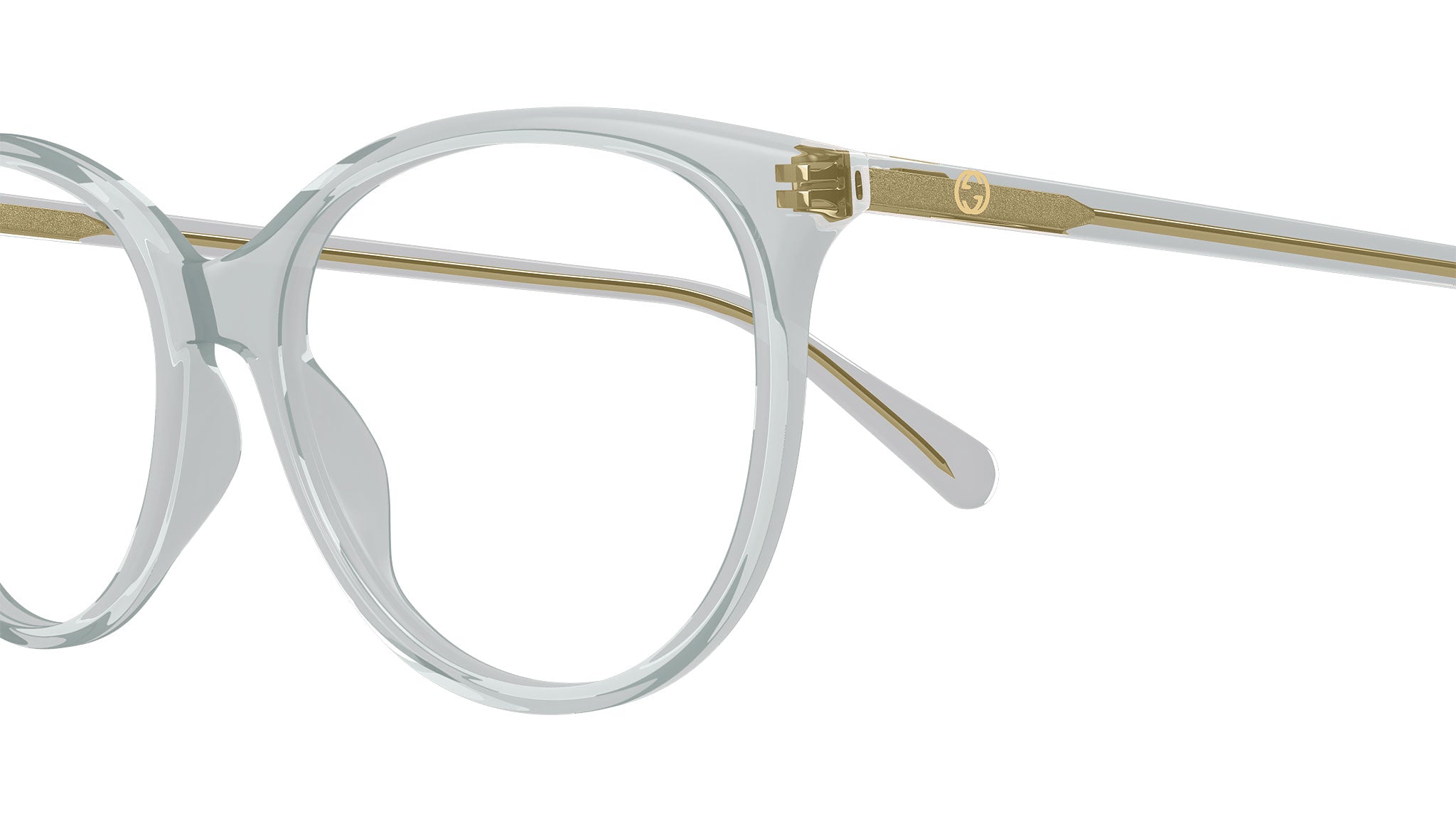 Occhiali da vista GUCCI Shiny transparent denim blue