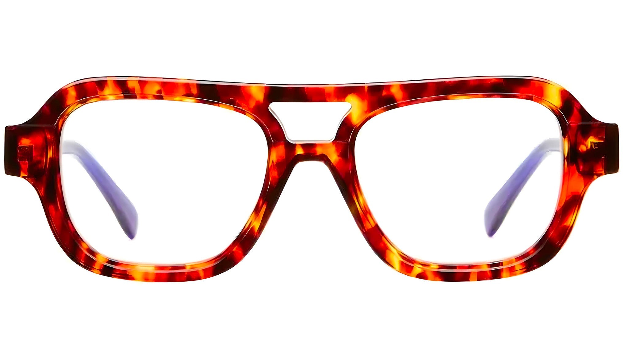 Occhiali da vista KUBORAUM S6 Havana fire blue