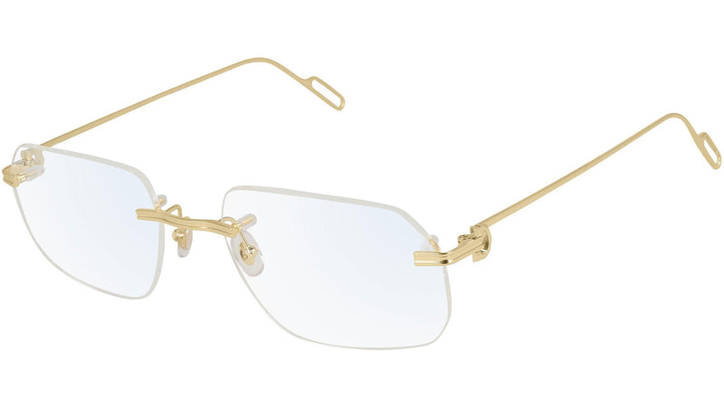 Occhiali da vista CARTIER CT0113O Smooth champagne golden