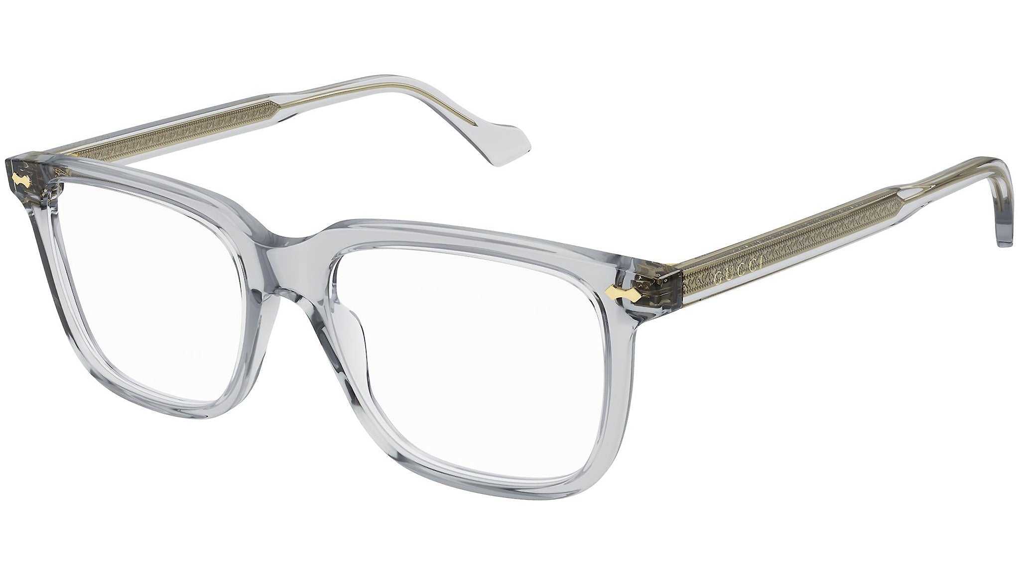 Occhiali da vista GUCCI GG0737O Shiny transparent light grey