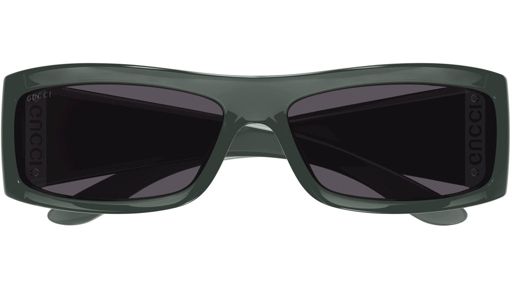 Occhiali da sole GUCCI GG1492S Shiny transparent olive green