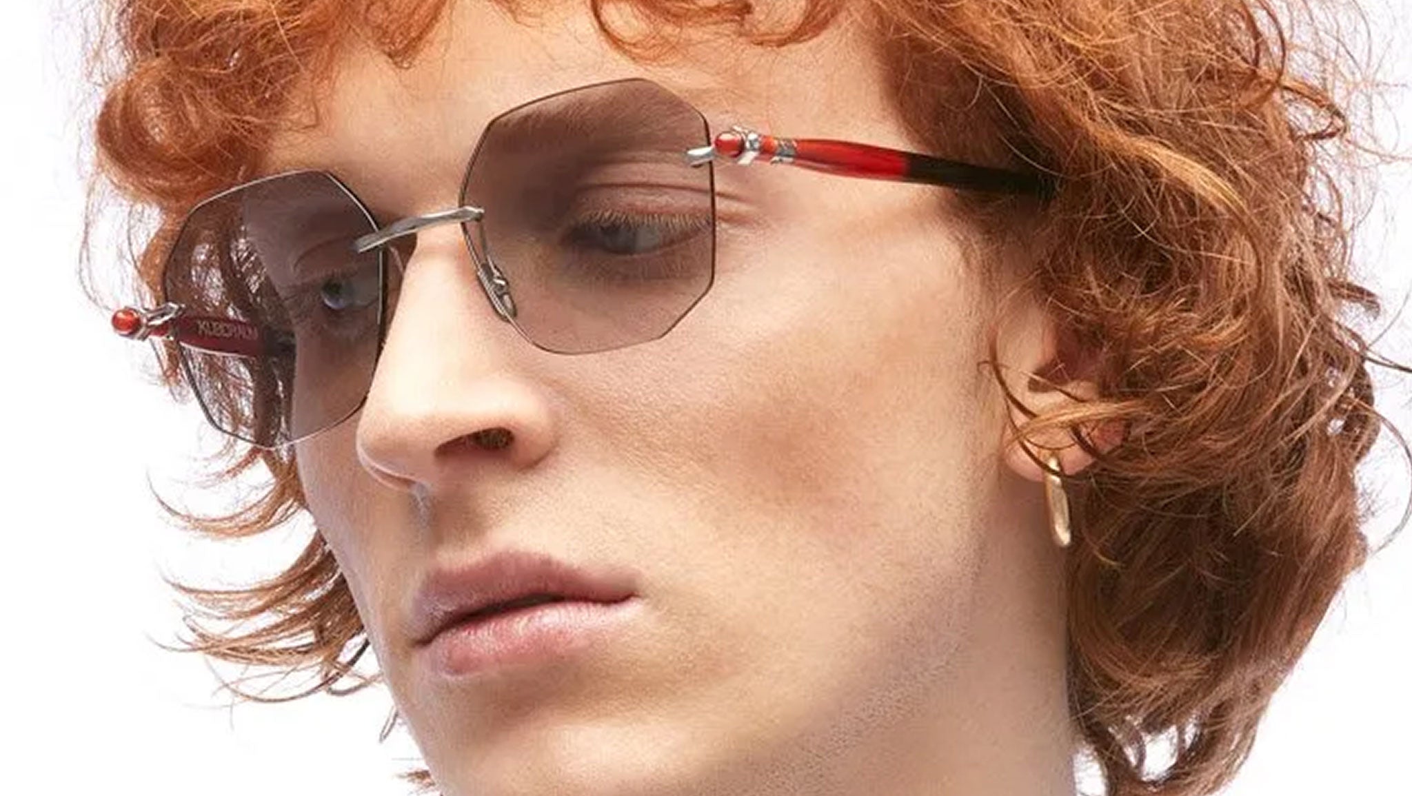 Occhiali da sole KUBORAUM P57 Silver burgundy