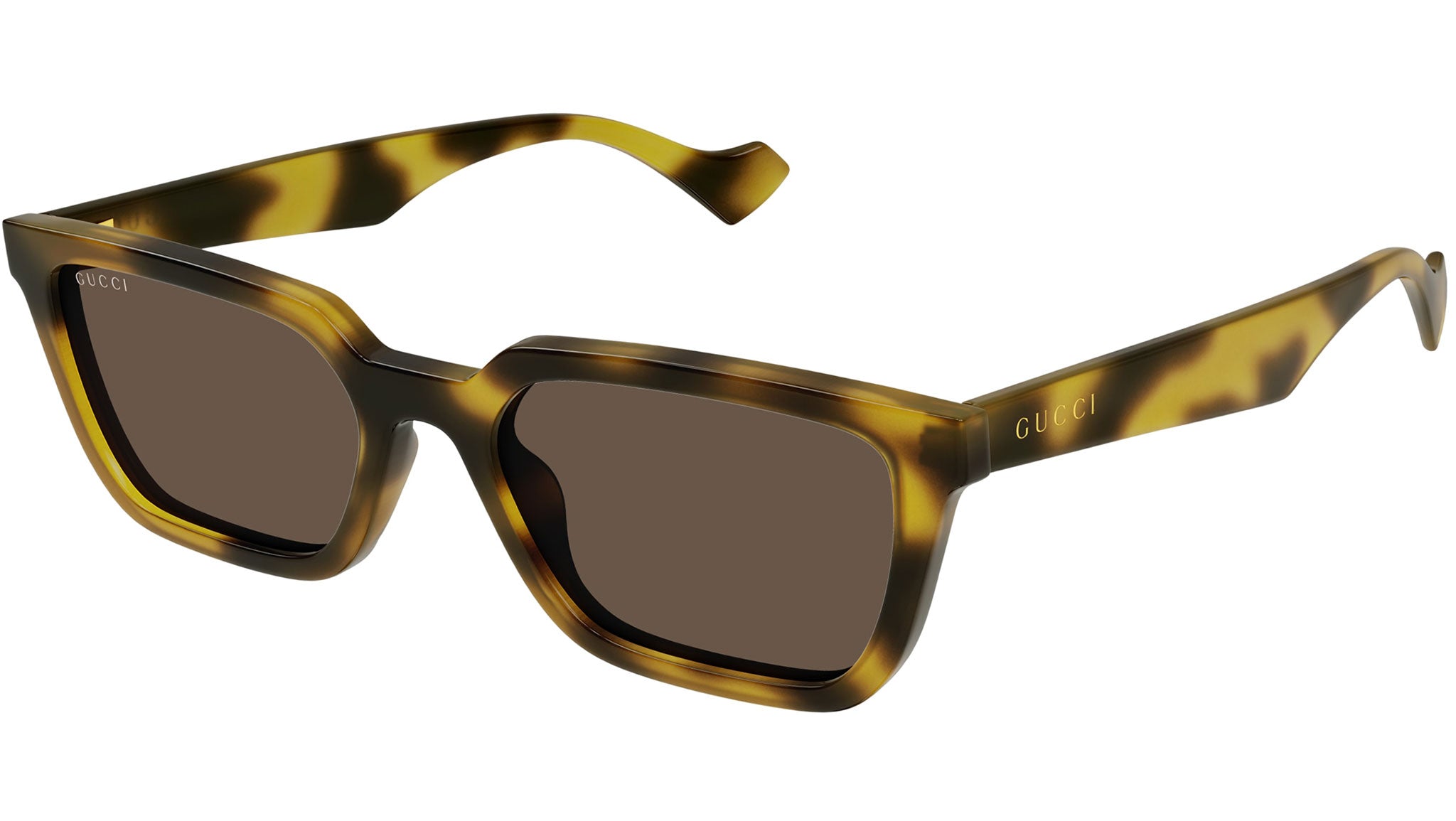 Occhiali da sole GUCCI GG1539S Shiny opal yellow spotted havana