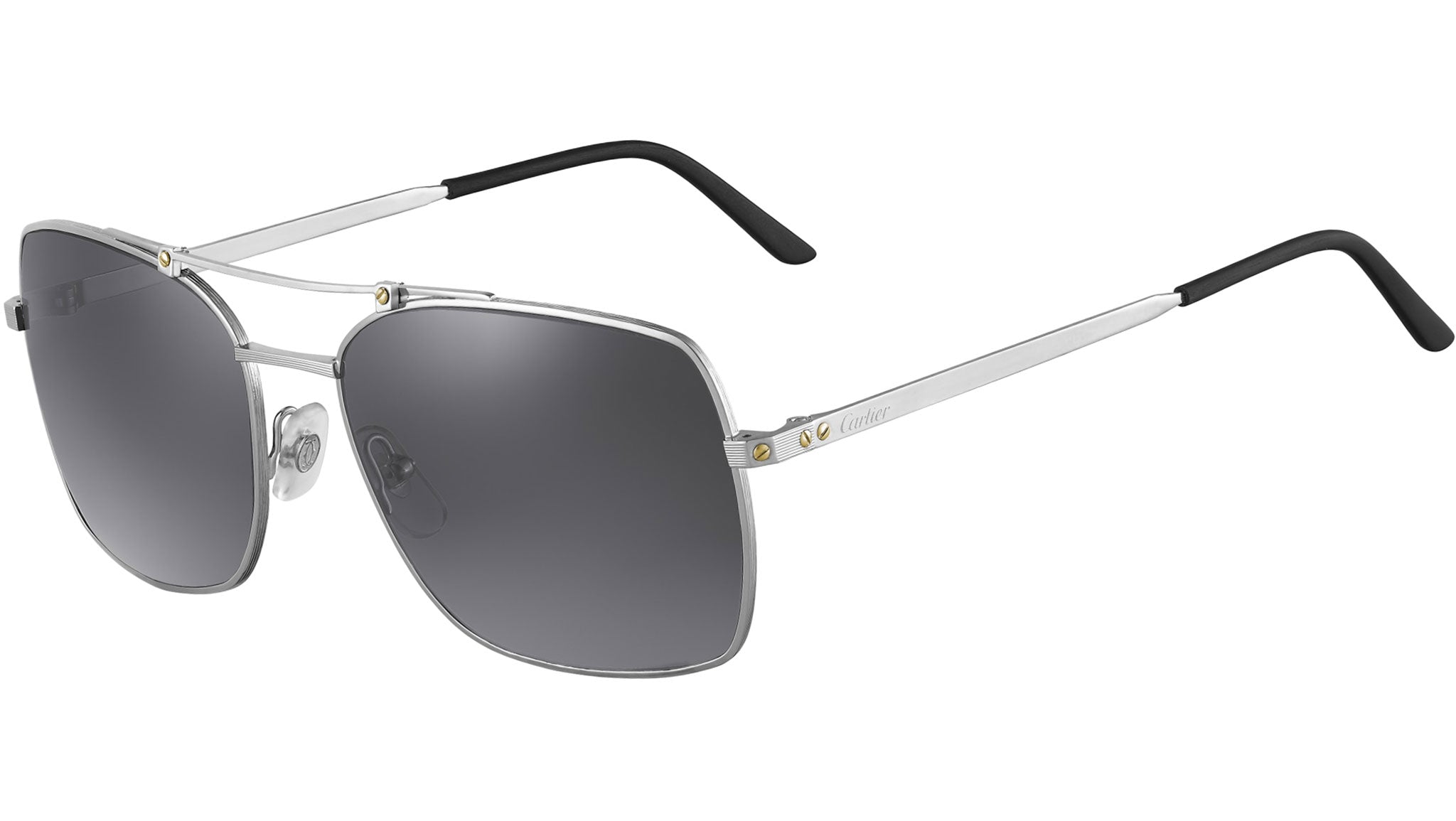 Occhiali da sole CARTIER CT0084S Shiny silver