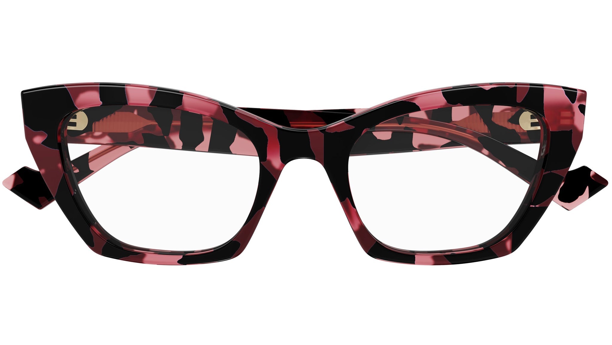 Occhiali da vista GUCCI GG1334O Shiny spotted black and cherry havana