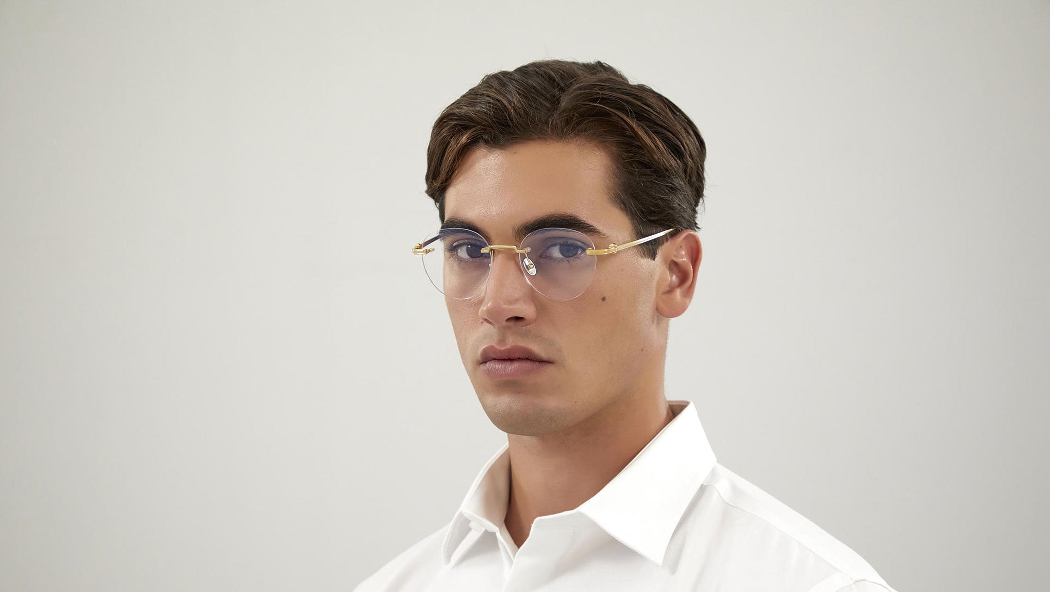 Occhiali da vista CARTIER CT0342O Smooth golden finish