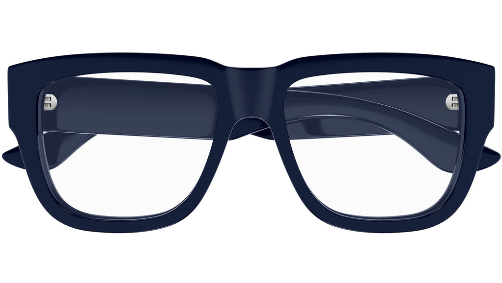 Occhiali da vista ALEXANDER MCQUEEN AM0510O Shiny solid dark blue