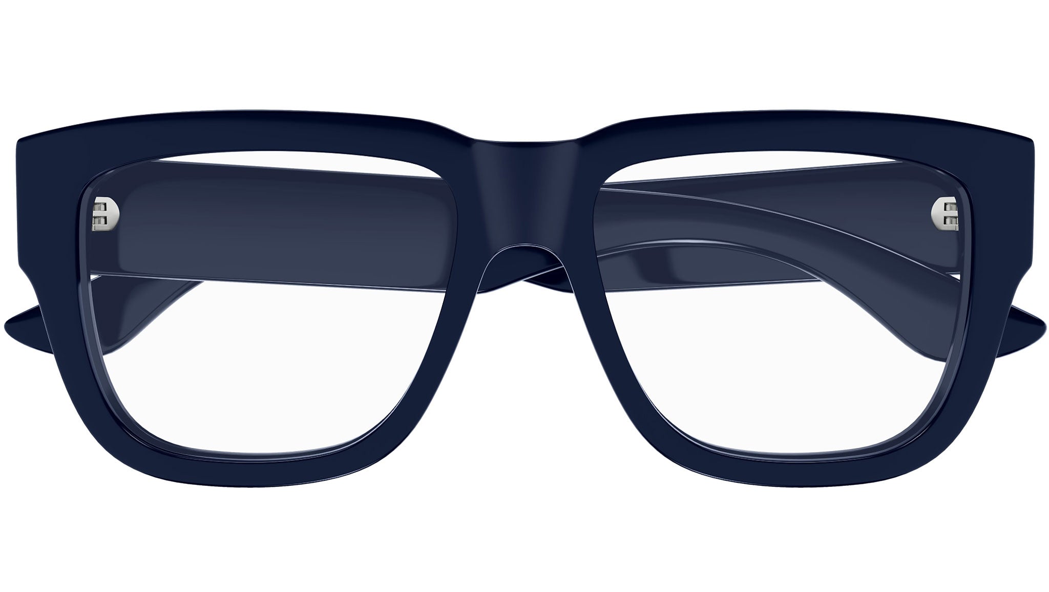 Occhiali da vista ALEXANDER MCQUEEN AM0510O Shiny solid dark blue