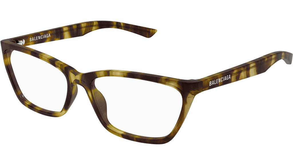 Occhiali da vista BALENCIAGA BB0406O Shiny greenish havana