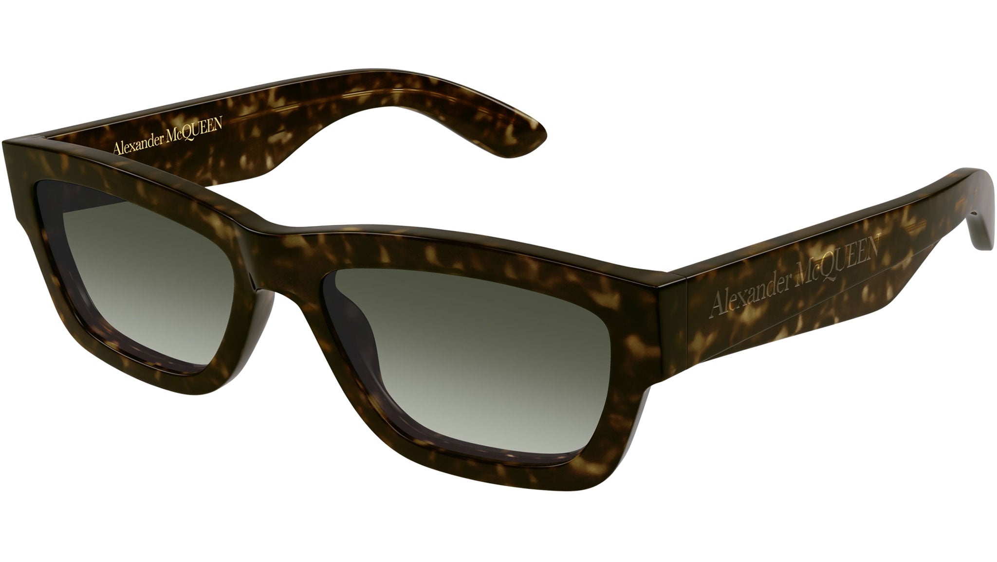 Occhiali da sole ALEXANDER MCQUEEN AM0419S Shiny dark havana