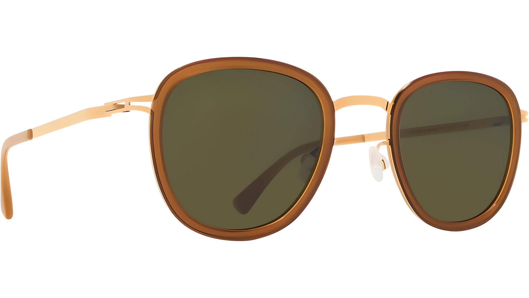 Occhiali da sole MYKITA HELMI Glossy gold dark brown