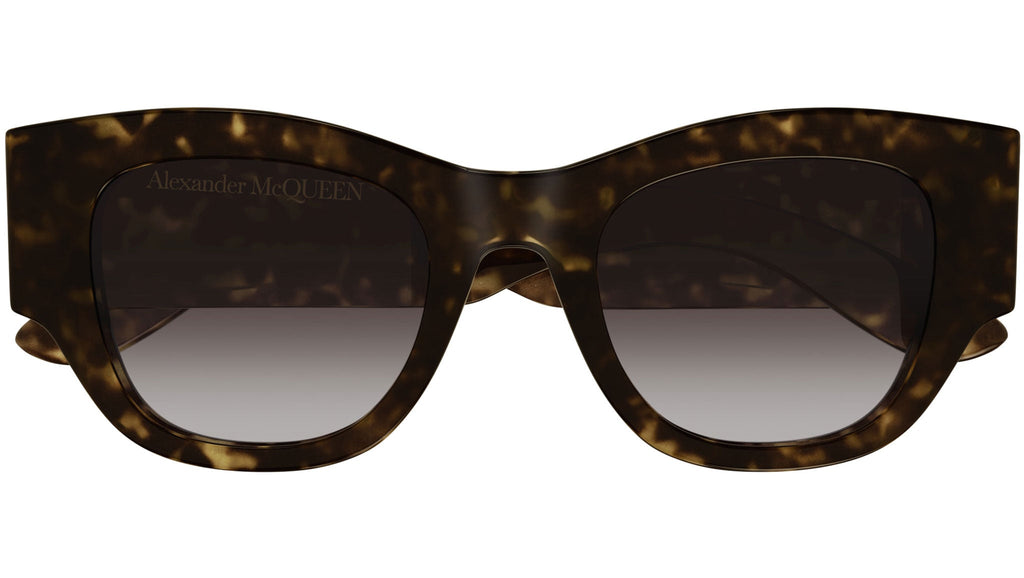 Occhiali da sole ALEXANDER MCQUEEN AM0420S Shiny dark havana