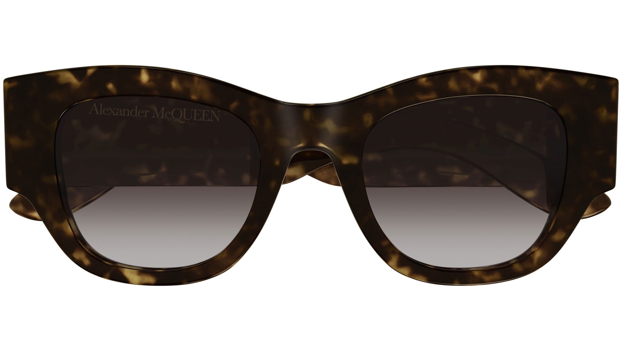 Occhiali da sole ALEXANDER MCQUEEN AM0420S Shiny dark havana