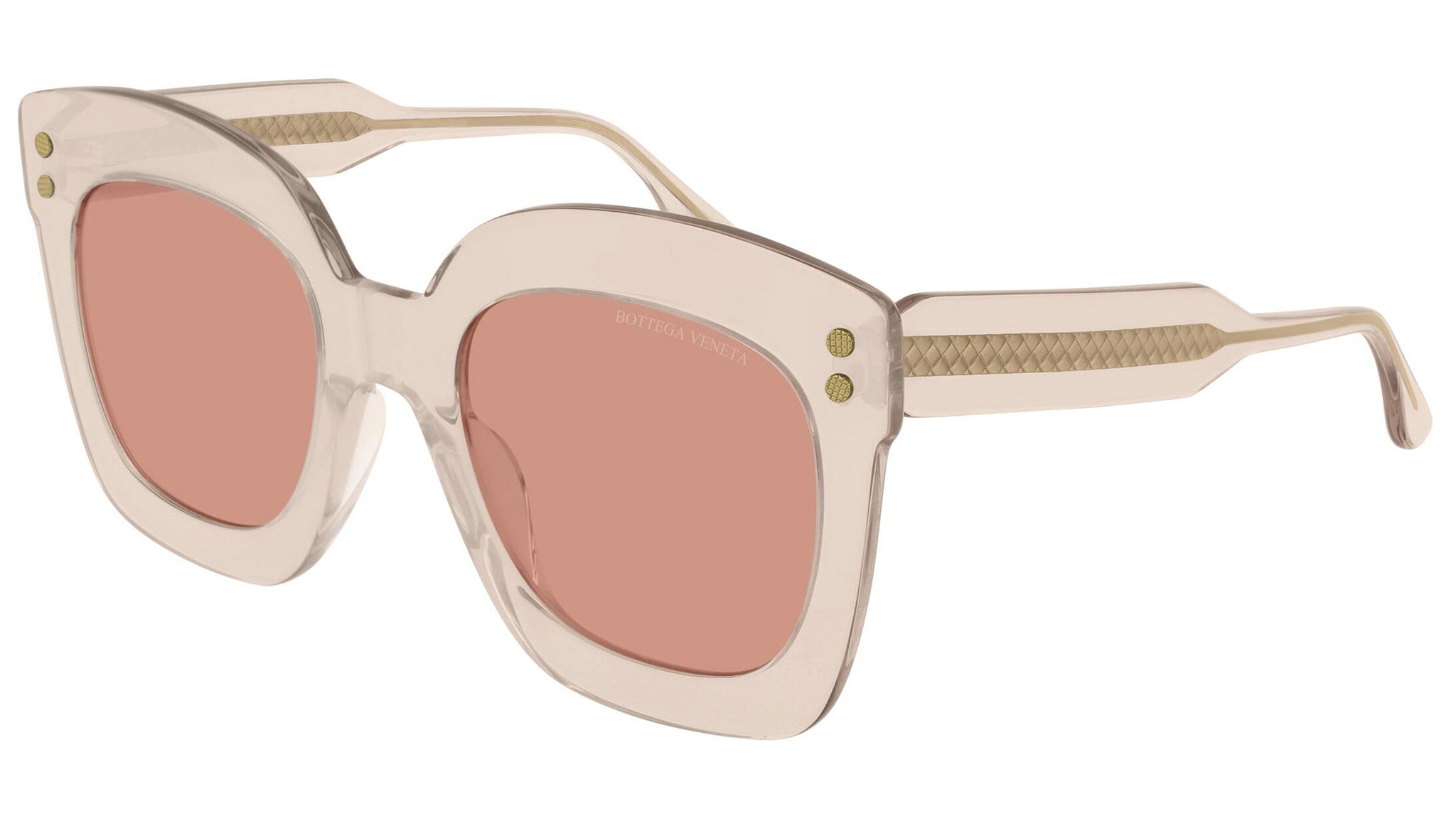 Occhiali BOTTEGA VENETA BV0238S Shiny transparent beige