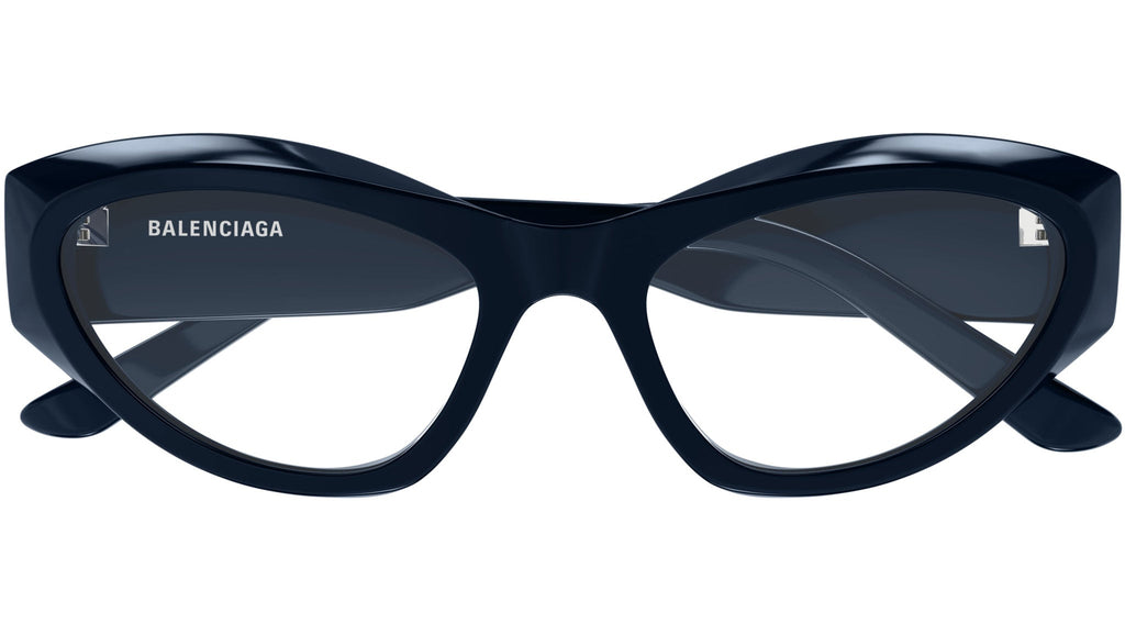 Occhiali da vista BALENCIAGA BB0400O Shiny solid dark blue
