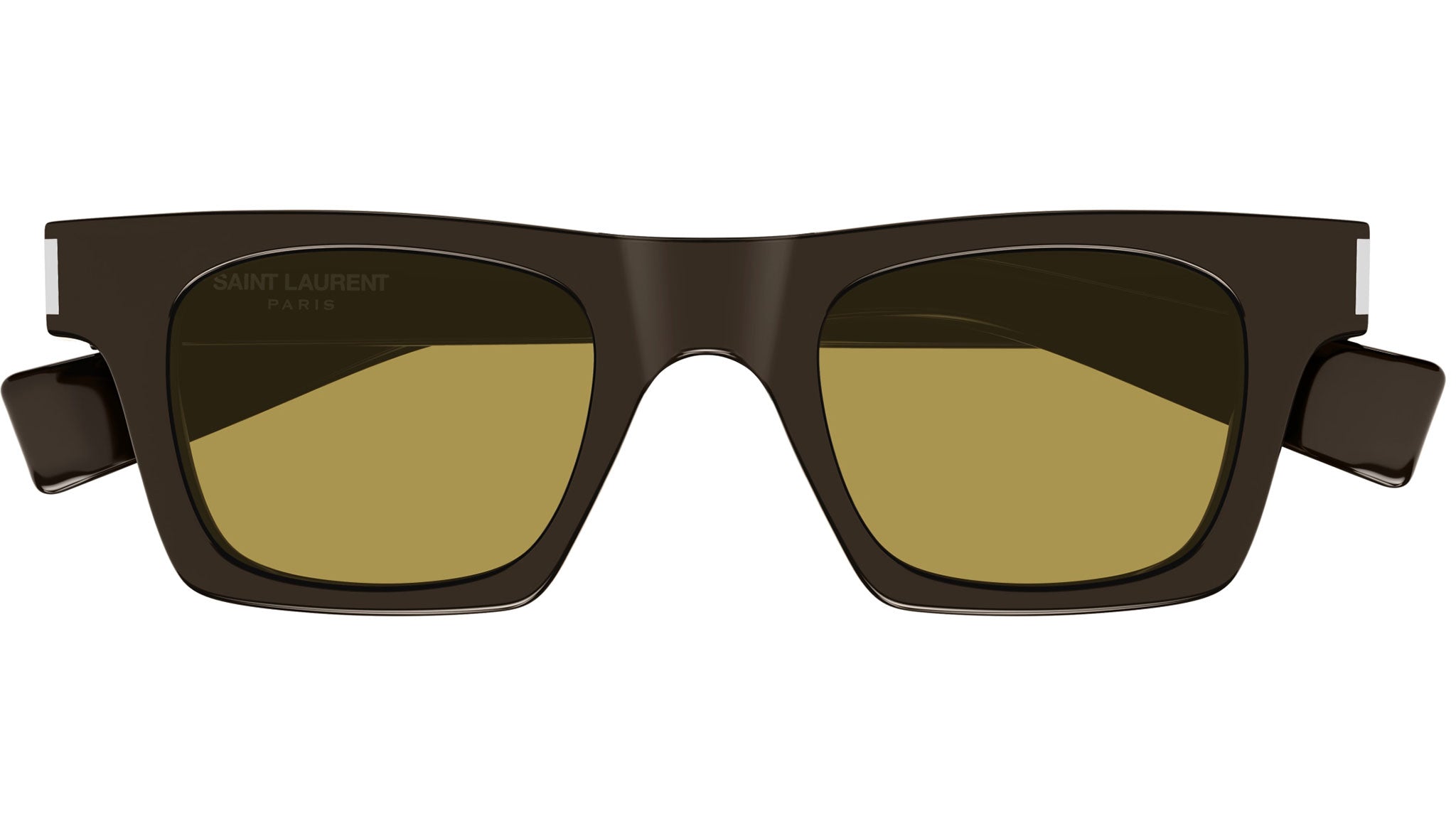 Occhiali da sole SAINT LAURENT SL719 Shiny solid dark brown