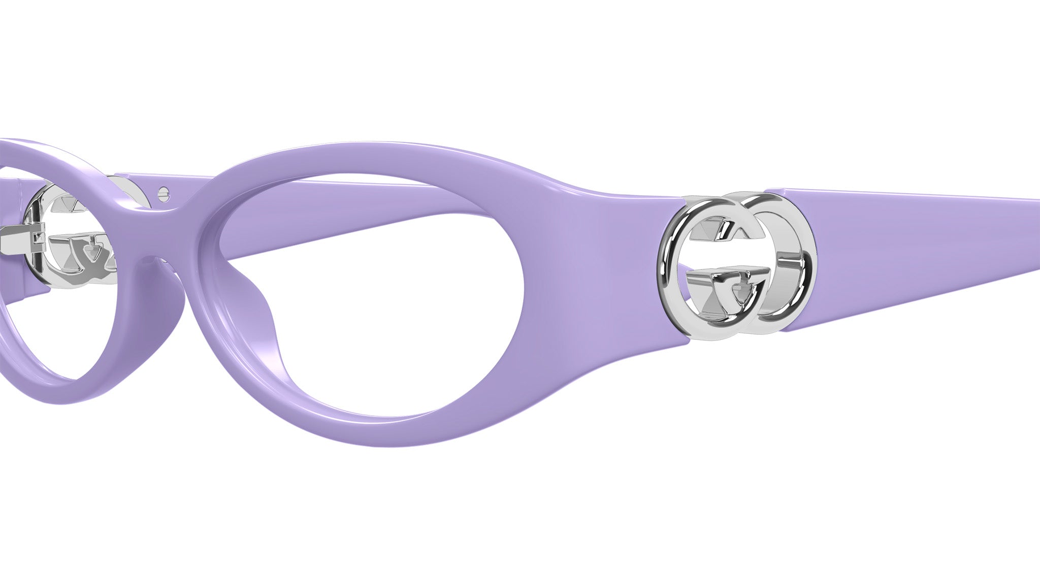 Occhiali da vista GUCCI GG1693O Shiny solid lilac