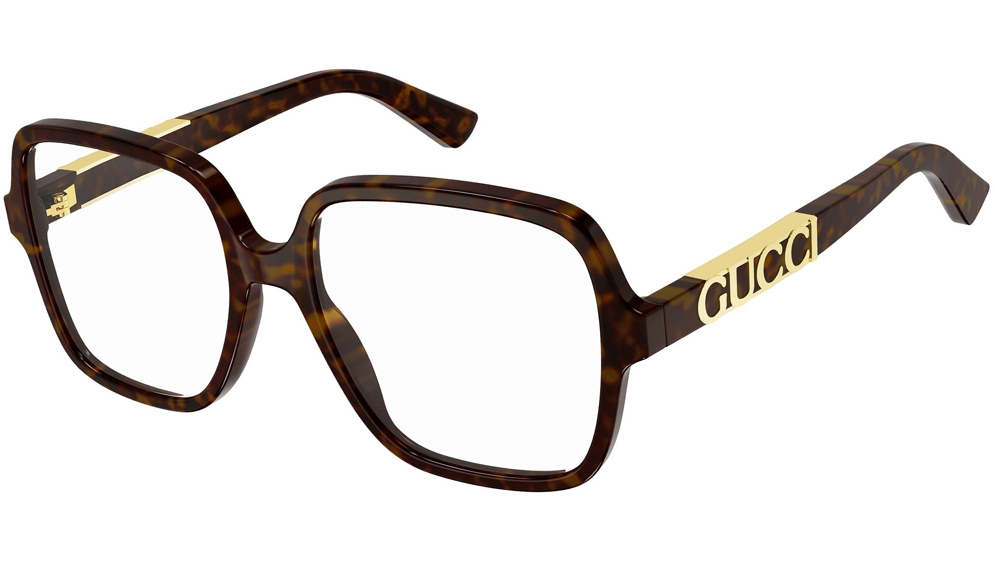 Occhiali da vista GUCCI GG1193O Shiny dark havana